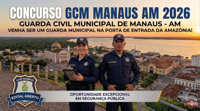 Concurso GCM Manaus 2026