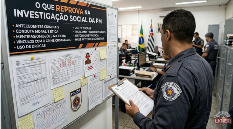 o que reprova na investigação social