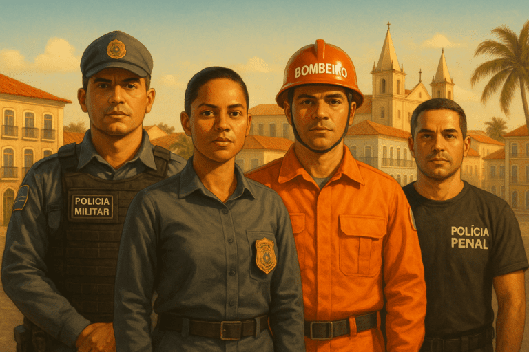 Concurso Segurança Pública MA 2026 — 3.350 vagas para PM, Polícia Civil, Bombeiros, SEAP e Perícia no Maranhão