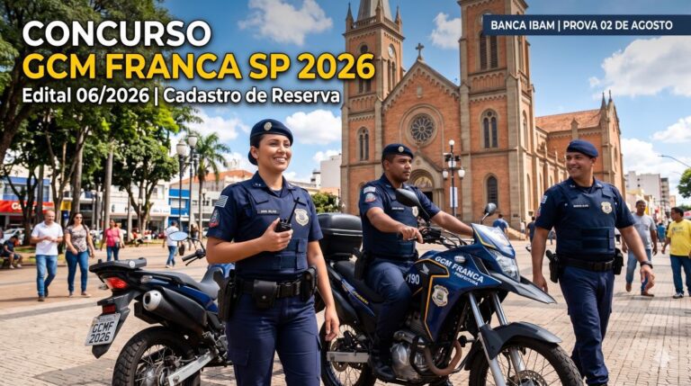 concurso gcm franca